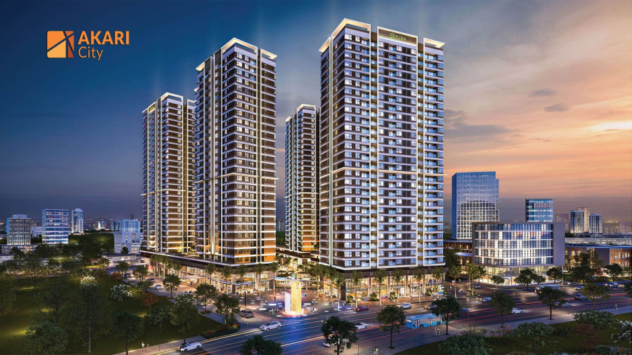 Akari City tọa lạc trên trục đường Võ Văn Kiệt, Bình Tân được phát triển bởi Nam Long Group