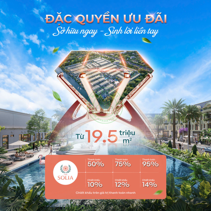 Giá bán dự án The Solia