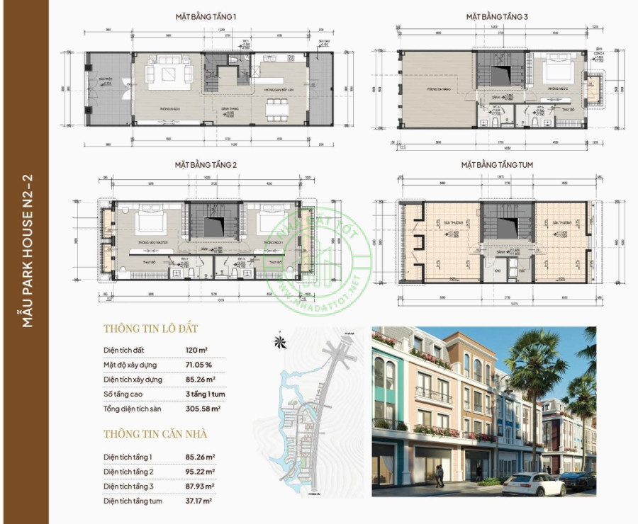 Layout THIET KE Nha-pho-lien-ke Gold Coast Vung Tau 