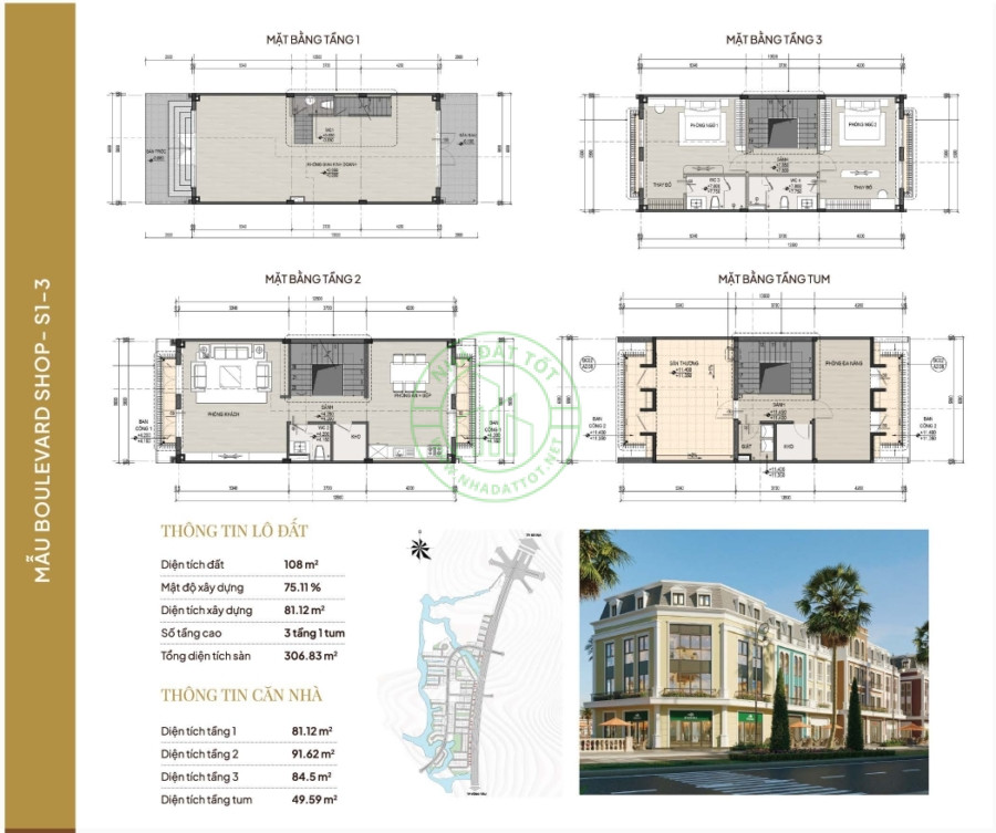 Thiết kế shophouse Gold Coast Vung Tau 5